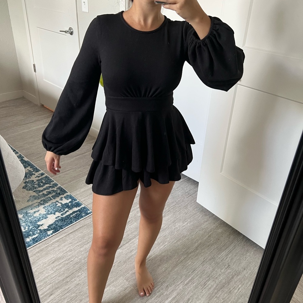 Black Small Romper